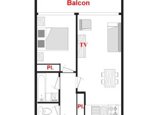 Appartements Appartement cosy a Notre-Dame-de-Bellecombe, piscine, skis aux pieds - FR-1-505-74 : photos des chambres