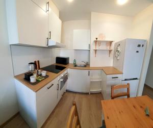 Modern apartments in a new building