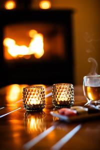 B&B / Chambres d'hotes Domaine de Campagnac - Spa & Sauna : Chambre Lit King-Size - Vue sur Piscine 