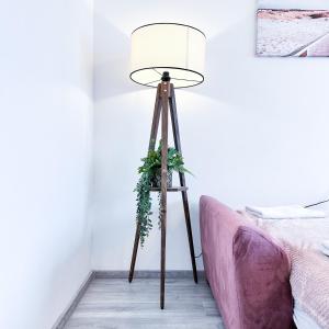 A cozy apartment next to a port