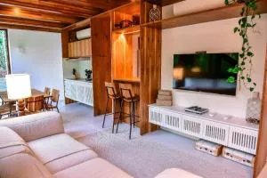 Casa com ar-condicionado e TV na Praia de Guaecá - Praia de Guaecá