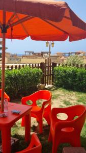 شاليه دور ارضي بقرية كورنادو الساحل الشمالي الضبعه