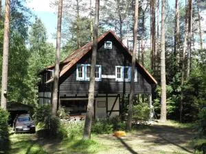 Villa Jolanta mit Sauna, Garten und Terrasse - Butryny