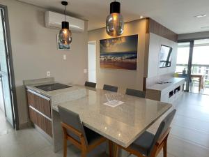 lindo apto com vista ao mar