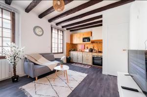 Appartements Logement 2 pieces 36m2, CDG Airport, Disneyland Paris, Asterix, Parc des expo, 10min gars de Chelles : photos des chambres