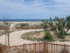 Beau Studio Cabine 4 Pers, 1er Étage, Vue Mer, Parking Port Leucate - FR-1-798-35