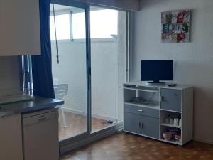 Studio cabine à Port Leucate, 4 pers, animaux admis, parking, accès direct à la mer - FR-1-798-19