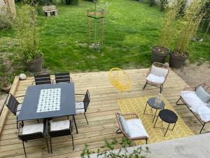 Villas La Thibaude - Maison Vigneronne a Charly (proche Lyon) : photos des chambres