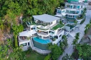 Villa Beyond-Namaste 16 Bedroom Fully Staffed Seaview Villa - Ban Thalat Choeng Thale