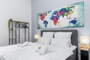 Tolles Design, hochwertig, Vollausstattung, 3 Zimmer, großes Bad & Gäste-WC, große Küche, 3 x Smart TV, 11 min zum Hbf Duisburg