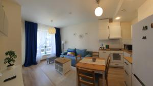 Modern apartments in a new building