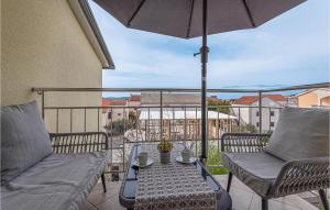 1 Bedroom Lovely Apartment In Vodice 