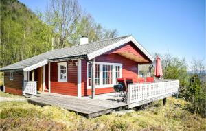 Cozy Home In Lavik With House Sea View