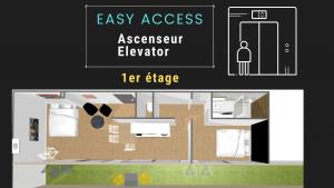 Appartements Art Bay 2 velos parking : Appartement avec Balcon