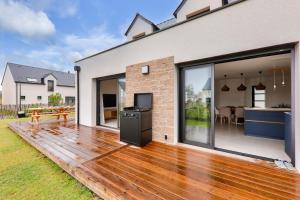 Maisons de vacances 450m de la plage, grande maison pour 10 : photos des chambres