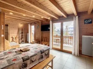 Chalet cosy 2 étoiles, 9 pers, 4 ch, 2 sdb, terrasse sud, proche télésiège, commerces, piscine été - FR-1-417-5 - 土绪尔