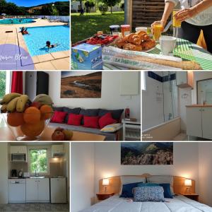 Appartements La Maison Bleue, village vacances, piscine, parking : photos des chambres