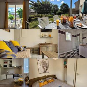 Appartements La Maison Bleue, village vacances, piscine, parking : photos des chambres