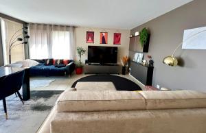 Appartements Appartement climatise 3 etoiles T3 chic a Strasbourg avec billard et terrasse : photos des chambres