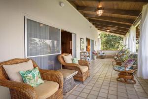 Experience ocean views at Hale Mauka, a spacious 3-bedroom retreat in Captain Cook, HI.