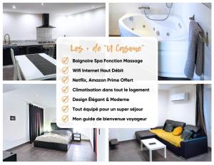Appartements U Casone, B&W modern apartment, Spa, Wifi, Air-conditioning, Free parking, Decreasing prices : photos des chambres