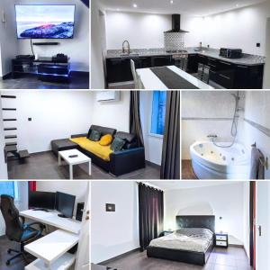 Appartements U Casone, B&W modern apartment, Spa, Wifi, Air-conditioning, Free parking, Decreasing prices : Appartement 1 Chambre