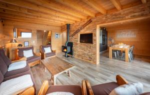 Chalets Chalet La Souris, chaleureux avec vue panoramique : photos des chambres