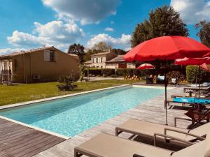 Maisons de vacances Gites ecolabellises du Domaine de Ludeye - au calme dans le Medoc : photos des chambres