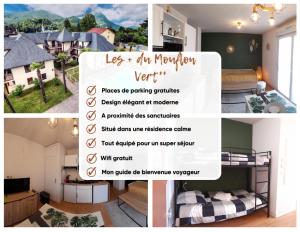 Appartements Appartement du Mouflon Vert, dans residence de tourisme 3 etoiles : photos des chambres