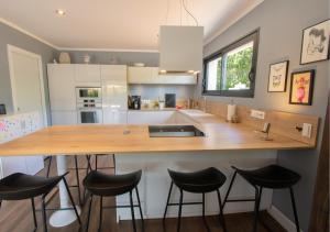 Villas Maison 110m2, piscine, 3ch : photos des chambres