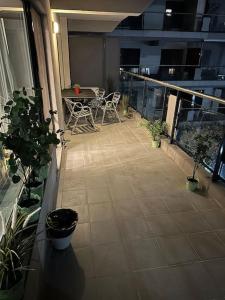 green apartment 214 with private PARKING