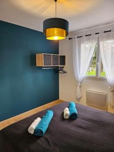 Maisons de vacances Charmante maison avec parc boise : photos des chambres