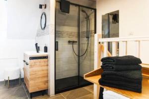 Appartements Gite Bonheur et Charme Spa-Sauna forfait 2h inclus : photos des chambres