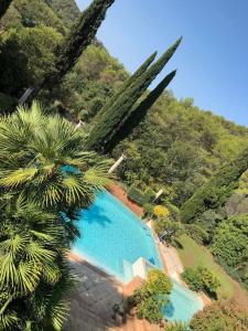 Maisons de vacances Luxueux Cocon avec parc paysage avec piscine XXL a debordement, mer et plages 15 minutes : photos des chambres