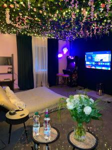 Suite mit Whirlpool, Sauna, Pole Dance und mehr