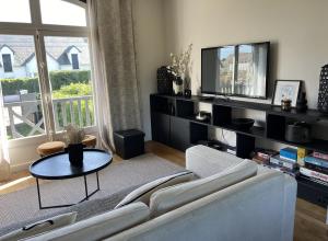 Villa grand jardin Deauville Centre 800 m plage