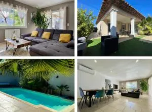 Villa des Perdrix - Piscine et Clim - 120m2 - Couffoulens