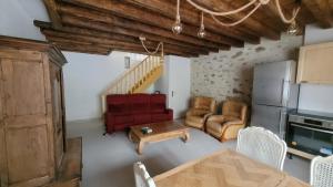 Maisons de vacances La Melodie des champs, appartement mitoyen de 80 m2 dans une maison avec un autre appartement : photos des chambres