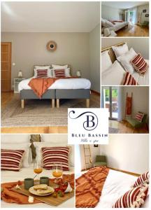 Maisons de vacances Villa Bleu Bassin & Spa - Bassin d Arcachon : photos des chambres