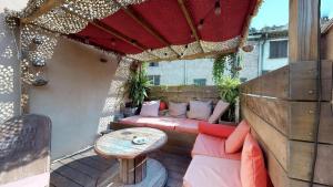 Appartements Atypic 3 bedrooms triplex with terrace, 5km from Nice : photos des chambres
