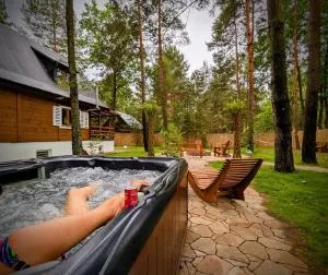 Szumiąca Sosna - Jacuzzi, Ognisko, Sauna, BBQ - Łosie