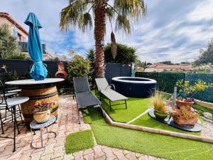 Villas Villa climatisee avec jacuzzi : photos des chambres