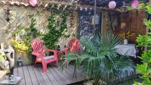Maisons d'hotes Le Mazet des Beaujots : photos des chambres