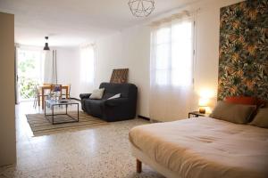 Appartements El Sola Spacieux studio avec acces jardin et piscine : photos des chambres