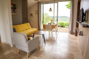 Spa nordique avec vue sur la campagne