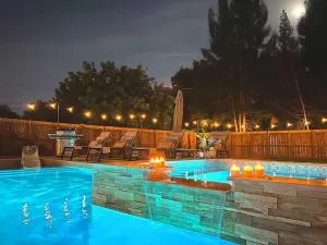 Fox Garden-heated Pool-spa- Boho-downtown & Beach - 普兰塔寻