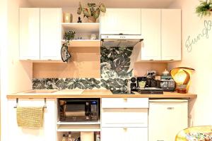 Appartements Jungle Spa - Cocon tropical et depaysant avec balneo en plein coeur de Pezenas ! : photos des chambres
