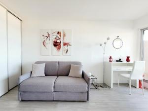 Studio confort avec terrasse, vue mer et parking - Canet-en-Roussillon - FR-1-794-148