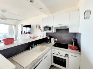 Studio confort avec terrasse, vue mer et parking - Canet-en-Roussillon - FR-1-794-148