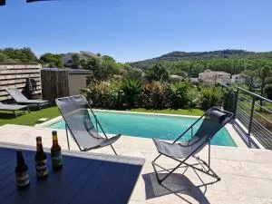 Villa PIETRA 300m de la plage de Favone Piscine privée chauffée - 孔卡